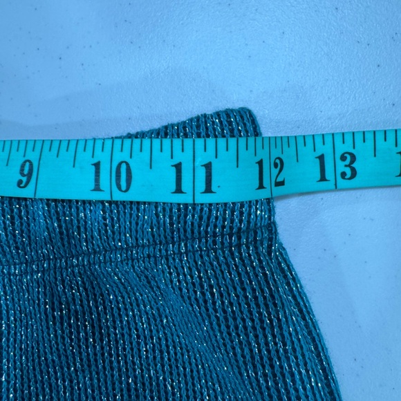 Anim Women Wide Leg Pant Turquoise Size Small - Picture 6 of 8